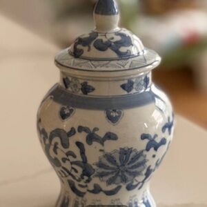 Beautiful Blue and White Ginger Jar